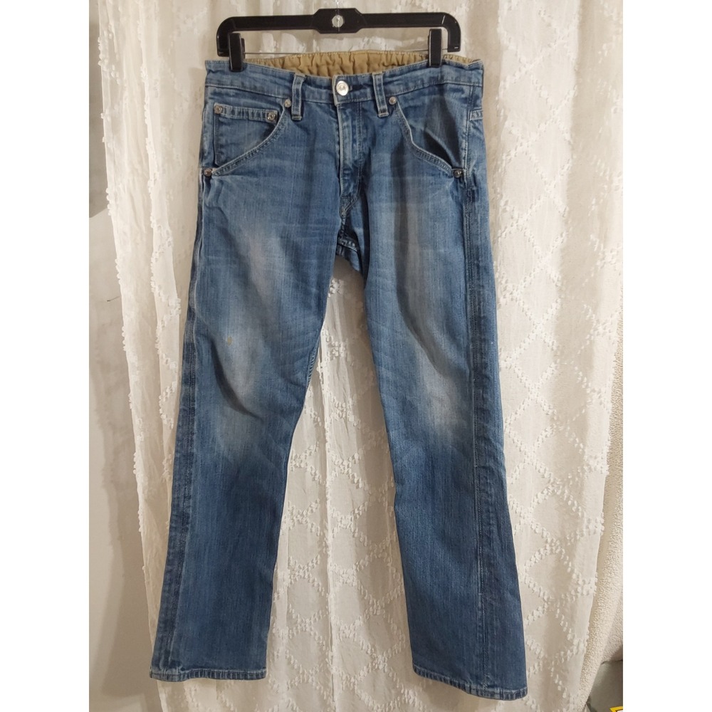 Levi's 514 Straight Fit Jeans – W32 L32 – Rare Tan Canvas‎ Flap Pocket Utility
